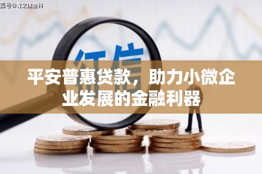 枣强平安普惠贷款，助力小微企业发展的金融利器