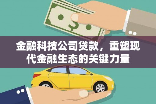 枣强金融科技公司贷款，重塑现代金融生态的关键力量
