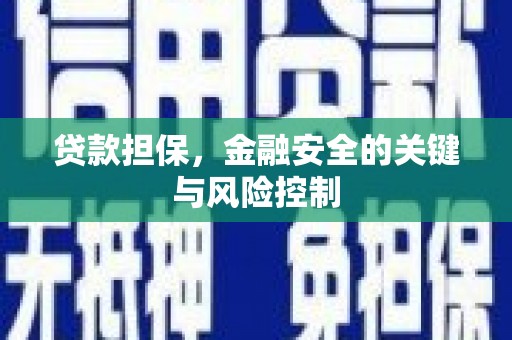 枣强贷款担保，金融安全的关键与风险控制